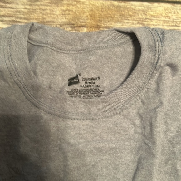 Gray Hanes T-Shirt - Picture 3 of 4
